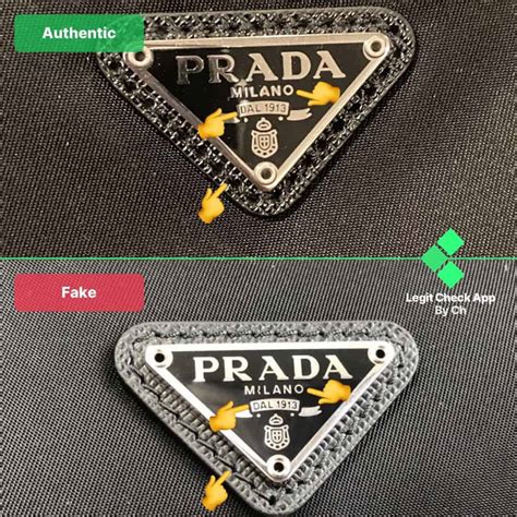 black prada purse fake vs real|prada authenticity check.